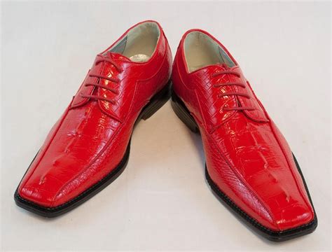 formal men's red dress shoes.